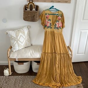 Amery Maxi Dress by Cleobella in Mustard